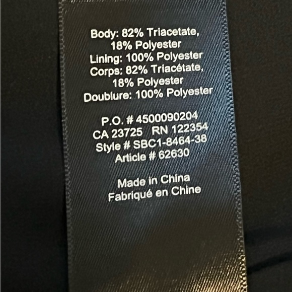 Aritzia Babaton Black Patricio Dress Size 4 - Picture 9 of 12